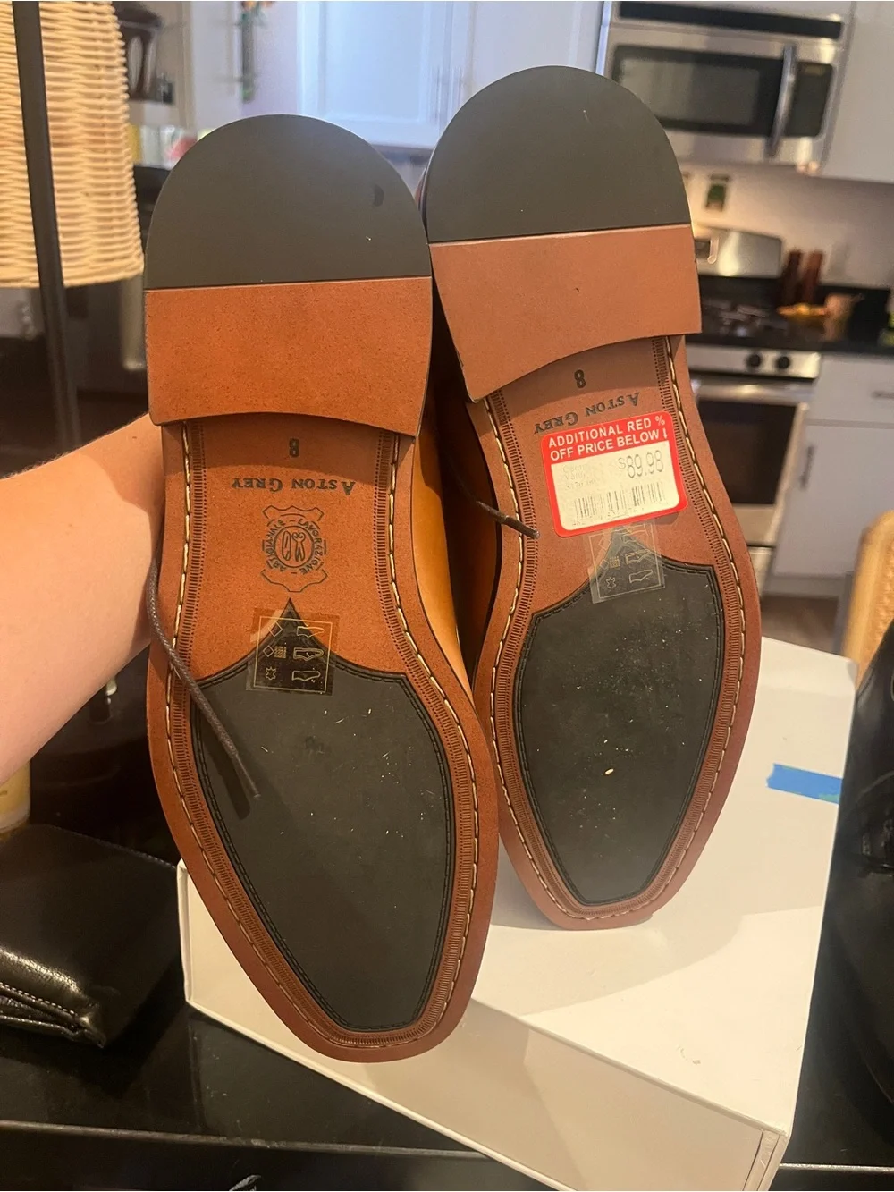Men's Brown Leather Dress Shoes